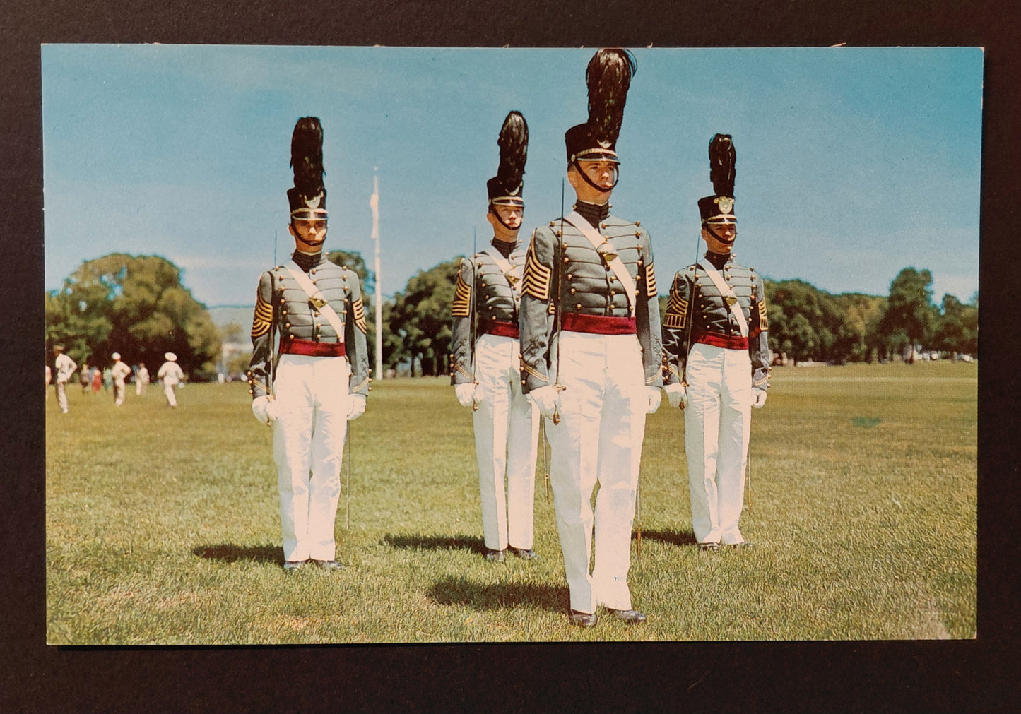 Honor Guard of Cadets — U.S. Military Academy, West Point — Vintage Postcard c.1960s